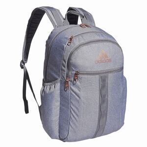 Adidas Stratton School Backpack/ 15.4” Laptop Storage. Dual Water Bottle. Gray